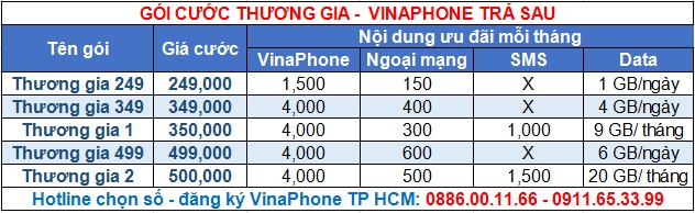 Goi cuoc VinaPhone Tra Sau Thuong Gia
